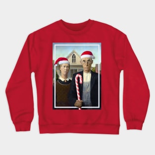 American Gothic Christmas Crewneck Sweatshirt